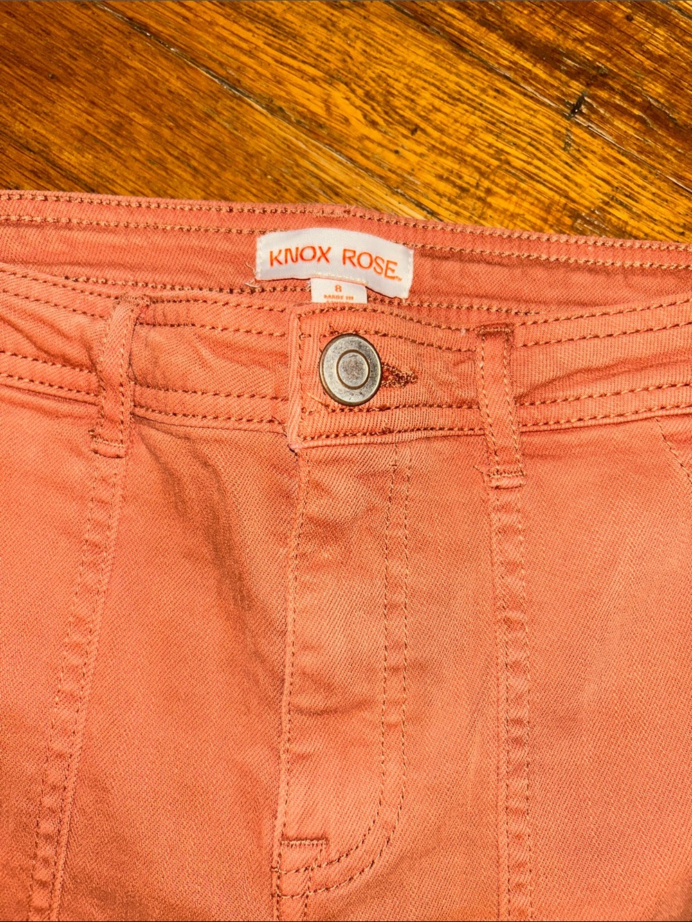 Knox Rose Boot-Cut Pants in Rust - Picture 2 of 4